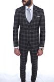 Jan Carlucci Slimfit Yelekli Drop 6 Takım
