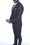 Jan Carlucci Slimfit Yelekli Drop 6 Takım