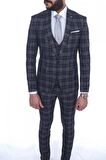 Jan Carlucci Slimfit Yelekli Drop 6 Takım