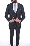 Jan Carlucci Slimfit Yelekli Drop 6 Takım
