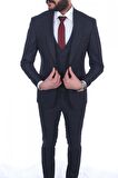 Jan Carlucci Slimfit Yelekli Drop 6 Takım