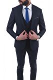 Jan Carlucci Slimfit Yelekli Drop 6 Takım