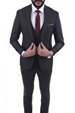 Jan Carlucci Slimfit Yelekli Drop 6 Takım