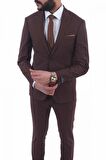 Yelekli  Slimfit Drop 6 Takım Elbise