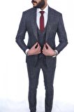 Jan Carlucci Slimfit Yelekli Drop 6 Takım