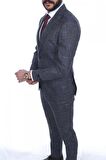 Jan Carlucci Slimfit Yelekli Drop 6 Takım