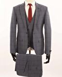 Jan Carlucci Slimfit Yelekli Drop 6 Takım