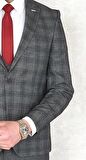 Fonte Falcao Slimfit Yelekli Drop 6 Takım-Gri