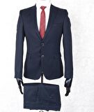 Fonte Falcao Slimfit Yelekli Drop 6 Takım-Lacivert