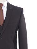 Jan Carlucci Yünlü Yelekli  Slimfit Drop 6 Takım