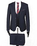 Jan Carlucci Slimfit Yelekli Drop 6 Takım