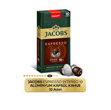 Jacobs Espresso 10 Intenso Nespresso Uyumlu Kapsül Kahve 10 Kapsül X 5 Adet