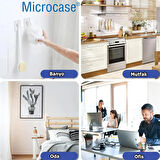 Microcase Güçlü Plastik Yapışkanlı Hanger Banyo Mutfak Eşya Vb. Ürün Askılığı AL4465 - 2 Adet