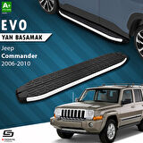 S-Dizayn Jeep Commander Evo Aluminyum Yan Basamak 173 Cm 2006-2010 A+ Kalite
