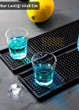 Kauçuk Bar Matı Servis Paspası Su Geçirmez Bar Lastiği 60x8
