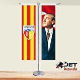 Jethızında Kayseri Spor Ve Atatürk 2'li T Masa Bayrağı Takımı