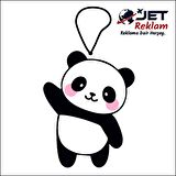 Jethızında Sevimli Panda Tasarımlı Dekoratif Oto Kokusu