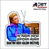 Jethızında Zeki Müren Tasarımlı Dekoratif Oto Kokusu