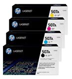 Hp 507A Orjinal Toner 4'lü Set CE400A-CE401A-CE402A-