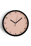 Modern Tasarım Duvar Saati - 35cm - Önü Camlı Siyah Kasa - Sessiz Mekanizma