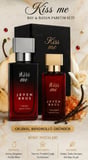 JEVEN BRUS Kiss Me Bay Bayan Parfüm Seti 2x50 ml EDP | Love Me Kadın + Kiss Me Erkek | Orijinal Bandrollü Parfüm Seti | Kalıcı ve Yoğun Koku