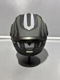 Jk-902 Güneş Vizörlü Çene Açılır Kask H1 GREY