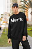 Müzik Grubu Baskılı Unisex Oversize Misfits Sweatshirt