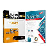 Altın Karma TYT Türkçe Deneme ve Bilgi Sarmal Problemler Soru Bankası Seti 2 Kitap