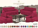 Golden Home Jakarlı Koltuk Örtüsü