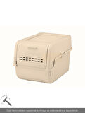 3'lü Set Organizer Erzak Kutusu Bpa Free Saklama Kutusu Soğanlık Sebzelik Sepet Krem 8 Lt x 3