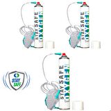 Stay Safe Taşınabilir Medikal Oksijen Maskeli 3'lü Paket