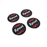 Sport Alüminyum Yapıştırma Jant Göbeği 4'lü 60mm