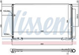 KLİMA RADYATÖRÜ HONDA CİVİC 10-12 MAKYAJLI KASA 650X370 /80110-SNL-A01