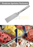 Dondurma Spatulası Paslanmaz Çelik Spatula Dondurma Kazıyıcı No: 2 24,8X8 cm