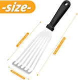 Balık Spatulası Paslanmaz Çelik Biftek Spatula 18 cm