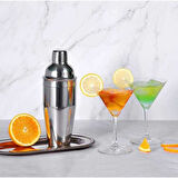 Paslanmaz Shaker Kokteyl Hazırlama Bardağı Çelik Küçük Boy 350 ml