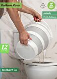 Kova Katlanır Su Kovası Silikon Kova Katlanabilir Bebek Kovası Bpa Free