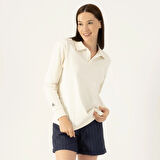 LAMPAGO Unisex Polo Yaka T-shirt