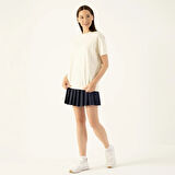 LAMPAGO Unisex Bisiklet Yaka T-shirt