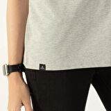 LAMPAGO Unisex Bisiklet Yaka T-shirt