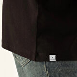LAMPAGO Unisex Oversize Bisiklet Yaka T-shirt