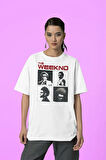 Rapper The Weekend Baskılı Unisex Tişört, Oversize Rap Tişört