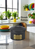 Metal Saklama Kutusu Ekmek Sepeti Organizeri 19x19x17