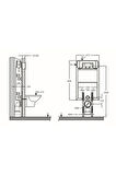 Promicro 80 Mm Çift Kademeli Gömme Rezervuar Seti (OVAL BUTON)