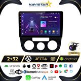 Volkswagen Jetta 2+32GB Android 13 Kablosuz Carplay 2005-2010 Navigasyon Multimedya Sistemi 