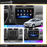 Volkswagen Jetta 4GB + 64GB Android 13 Kablosuz Carplay 2005-2010 Navigasyon Multimedya Sistemi 