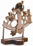  DENİZCİLİK GRUBU-Marine Pirinç Aksesuar-STANDLI SEXTANT-25x22x16 CM-JTTR30467