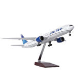  HEDİYELİK-MAKET UÇAKLAR-AMERICAN-ÖLÇEK : 1:157 47 CM-JB777AMERICAN