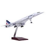  HEDİYELİK-MAKET UÇAKLAR-FRANCE CONCORDE-ÖLÇEK : 1:125 50 CM-JF.CONCORDE