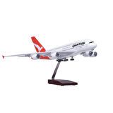  HEDİYELİK-MAKET UÇAKLAR-QANTAS-ÖLÇEK : 1:162 45 CM-JA380Q